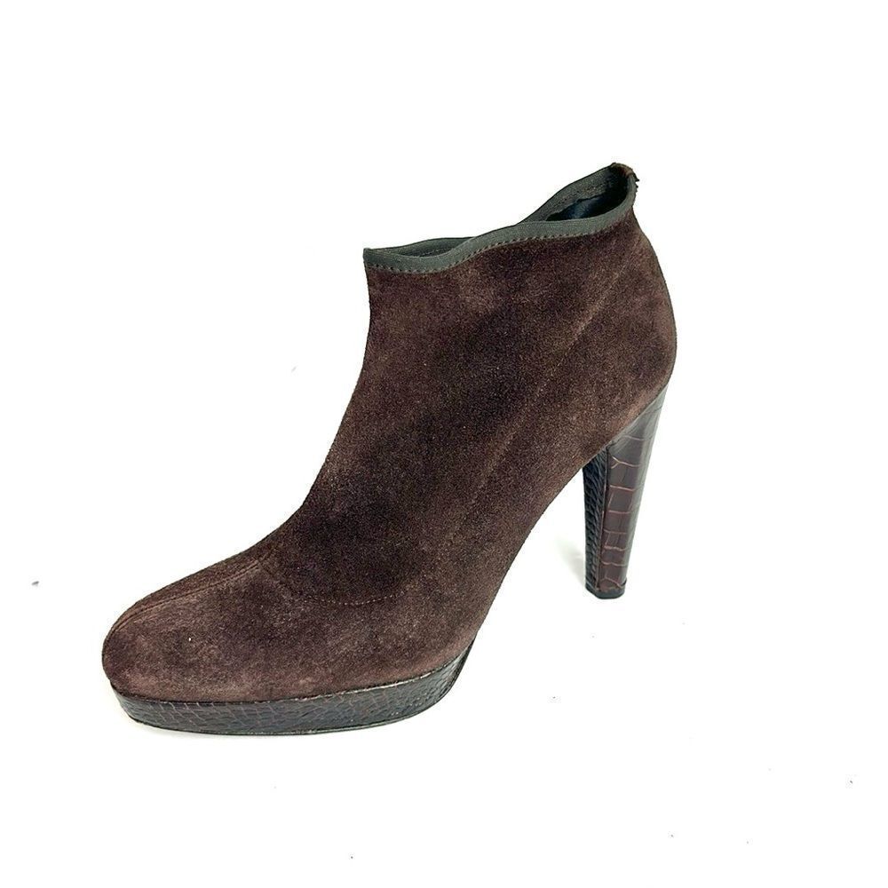 Stuart Weitzman Sockemup Platform Bootie High Hee… - image 2